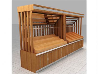 點擊查看詳細(xì)信息<br>標(biāo)題：果蔬架-85  鐵木結(jié)合 閱讀次數(shù)：1266