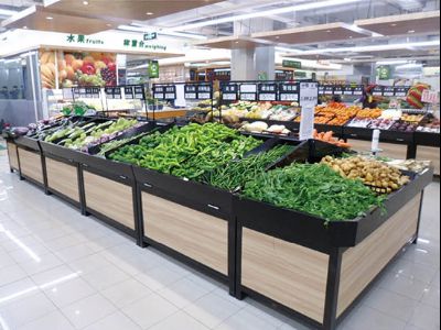 點擊查看詳細信息<br>標題：果蔬架-80  鐵木結合 閱讀次數(shù)：2543