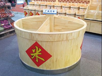 點擊查看詳細信息<br>標題：散糧桶-22實木烤漆 閱讀次數(shù)：2536