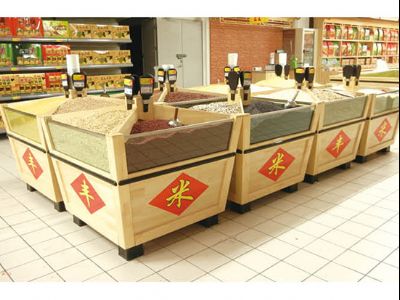 點擊查看詳細(xì)信息<br>標(biāo)題：糧油展架-06 實木烤漆 閱讀次數(shù)：1302